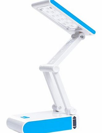 BXT-LED [Official Shop] BXT Portable Desk Lamp 14 LEDs Daylight Night Reading Eye Protection Lamp,Computer Lamp - Blue